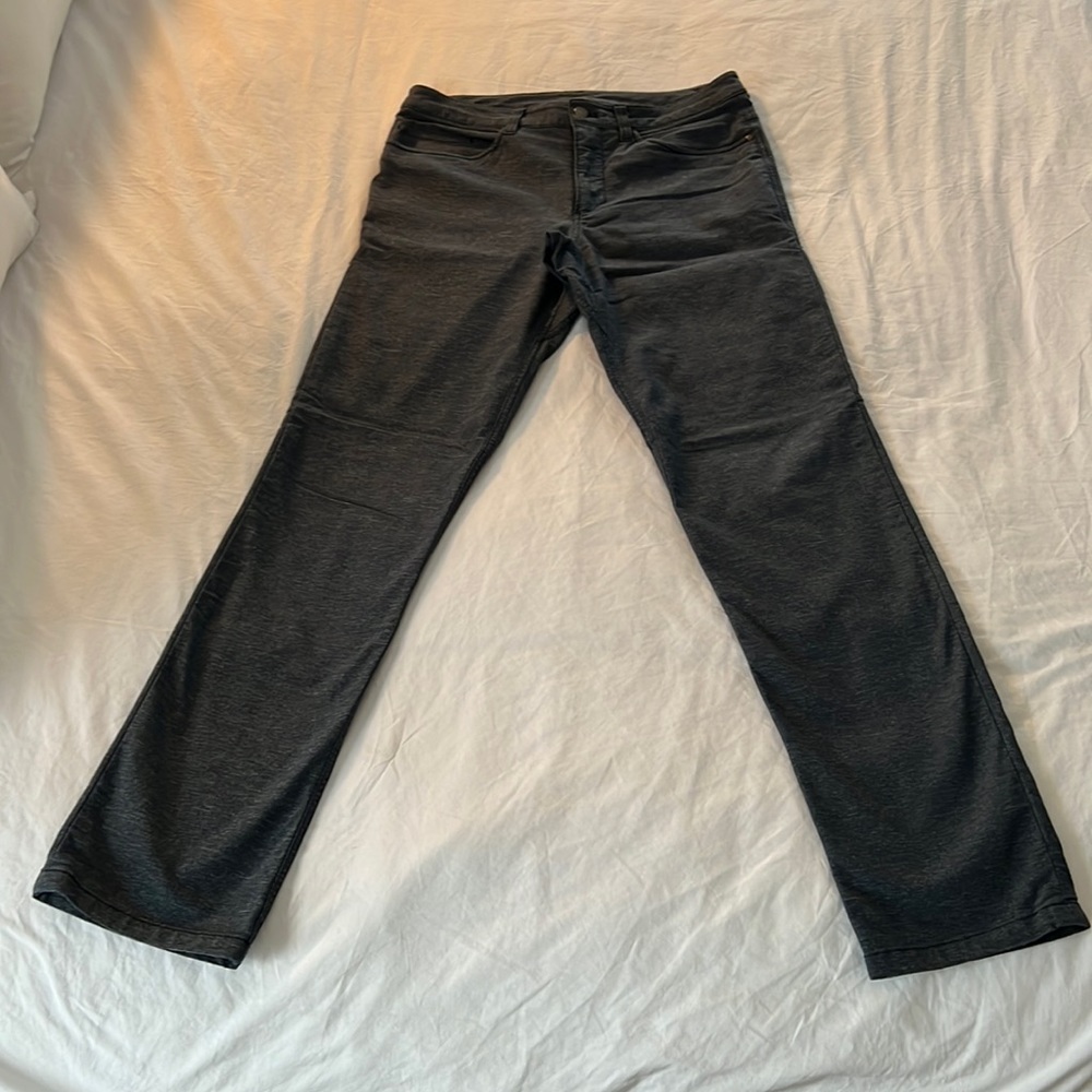 Men’s lululemon tech canvas pants 30x34 blue